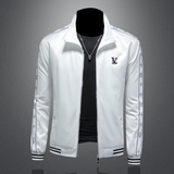 商标已注册2025年新款提花连帽休闲夹克JK58883P165镂空，男装夹克，钱塘6016-1(原3019)