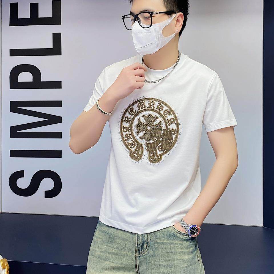 2025年新款短袖T恤钱塘3019TX3012P75真模，男装T恤，钱塘6016-1(原3019)