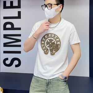 2025年新款短袖T恤 钱塘3019 TX3012 P75 真模，男装T恤，钱塘6016-1(原3019)