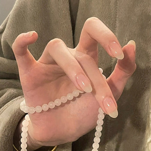 淳贵人指甲贴片 华妃摸脸嬛嬛素甲美甲成品 可拆卸光疗甲片穿戴甲