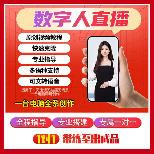 AI实时智能数字人直播带货