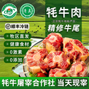 牛尾新鲜牦牛尾清真宝宝辅食2斤青海草原散养牦牛肉整根牛尾巴骨