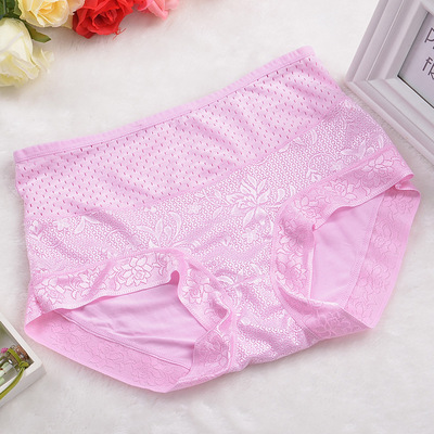 小天儿女士镂空网纱提臀内裤