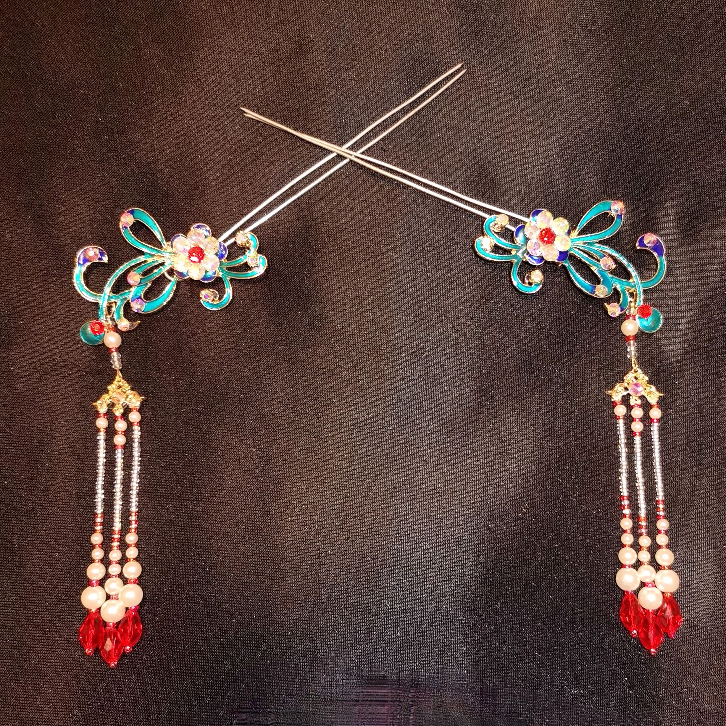 戏曲花旦头饰黄梅戏越剧