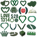 韩式 饰大花泥爱心心桃心月亮模型吸盘用品 婚车婚庆结婚头车花车装