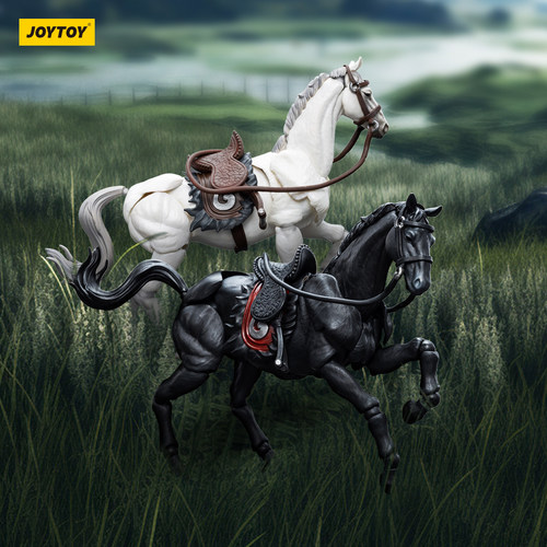 JOYTOY暗源江湖系列黑白战马兵人