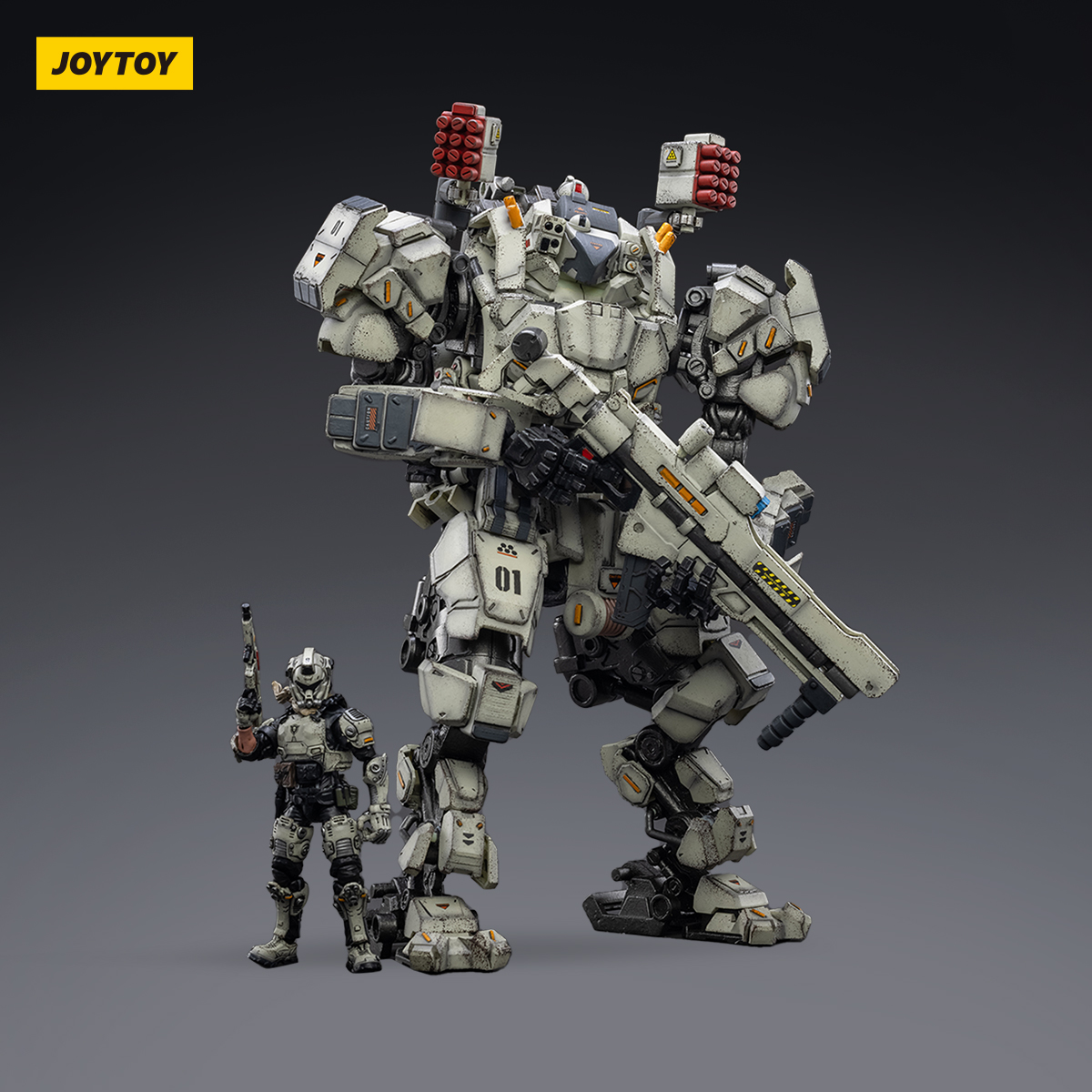 JOYTOY暗源JT3068悲怆远征军暴君机甲01型模型1:18系列3.75寸现货-封面