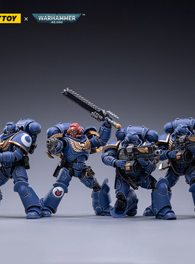 JOYTOY暗源战锤40K极限战士仲裁者四人组JT1897可动兵人模型