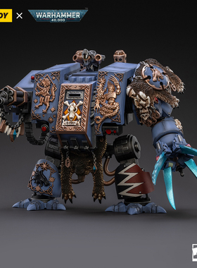 JOYTOY暗源战锤40K太空野狼无畏机甲凶残比约恩JT2924可动模型
