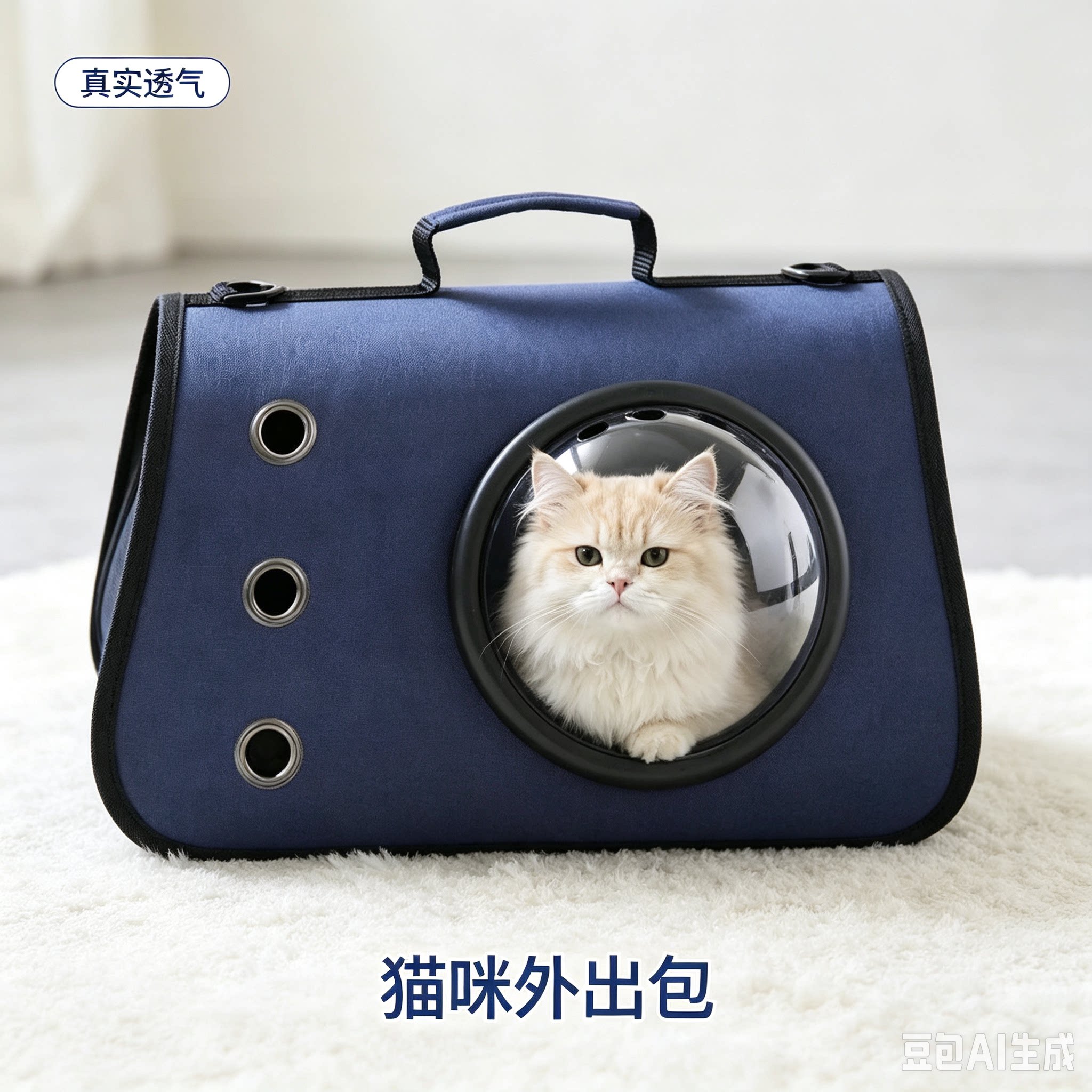 太空舱猫包外出手提斜挎宠物包透背包/箱包