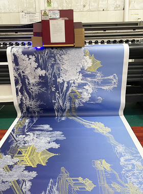 中式阁楼立体肌理uv装饰挂画芯打印定制高清微喷壁印刷油画布工厂