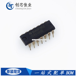 原装正品CD40106BE HEF HCF40106 DIP14 六施密特触发器芯片 配单