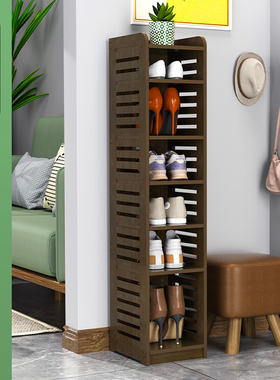 鞋架家用门口多层可调节层高新款简易小型一体防尘窄宿舍收纳鞋柜