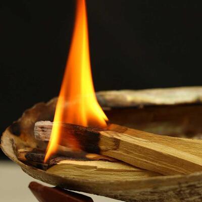 秘鲁圣木条palo santo 高油老料原木木条熏香 有火熏香空间净化