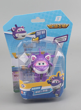 奥迪双钻超级飞侠的玩具正版大号变形机器人小爱包警长酷飞儿童