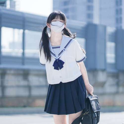 【初空女子】日系校供感水手服