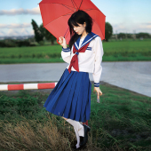套装 花绀色校供感动漫风水手服长袖 女 粗一本 樱花家族jk制服
