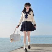 套装 樱花家族原创jk水手服 校供感制服中间服长袖 航学院 女 季