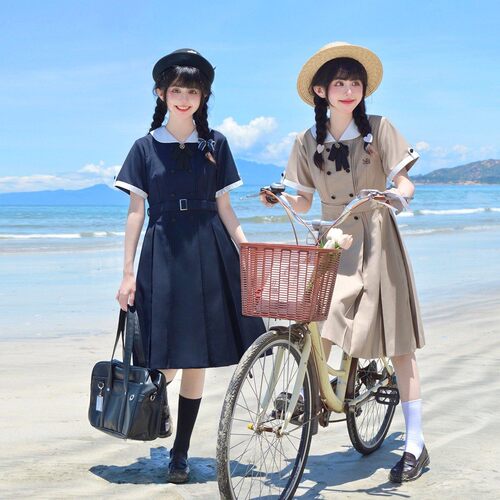 【桉枝女子】jk制服连衣裙