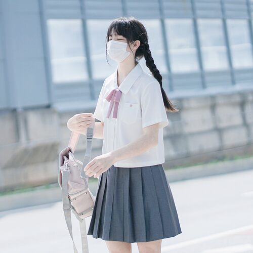 【樱原川】白色校供感jk衬衫