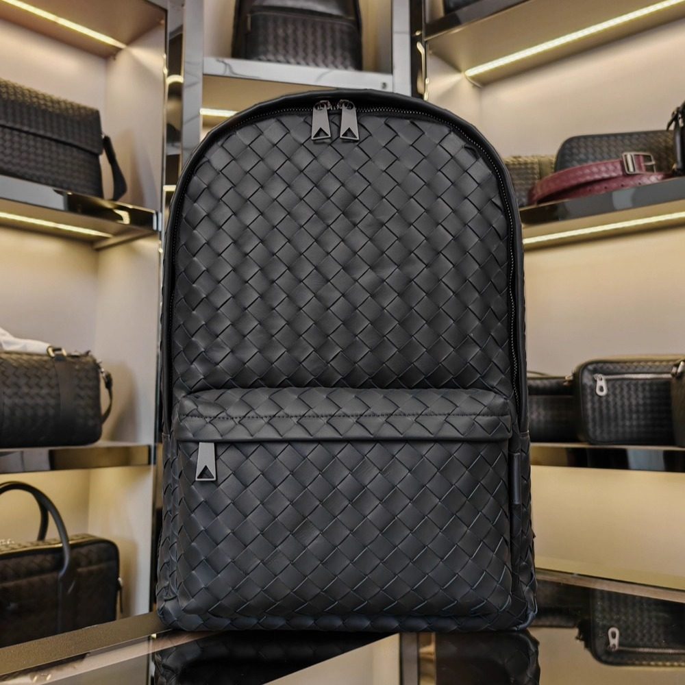 时尚背包男士双肩包 新款大容量 真皮编织旅行书包男款高级感男包,箱包皮具/热销女包/男包,双肩背包,淘宝优惠券,粉丝福利购,淘宝优惠卷