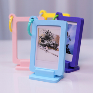 拍立得照片相框摆台高级感空框亚克力迷你中空展示画框装饰摆件
