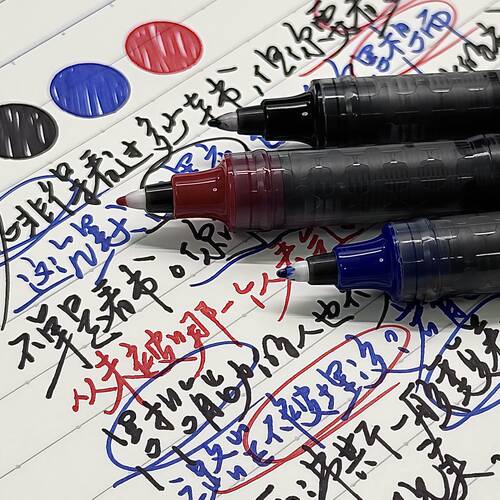 白雪直液式签字笔学生办公通用