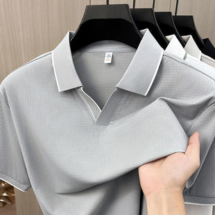 气质休闲时尚 依立腾男士 简约百搭款 POLO衫 舒适 翻领短袖