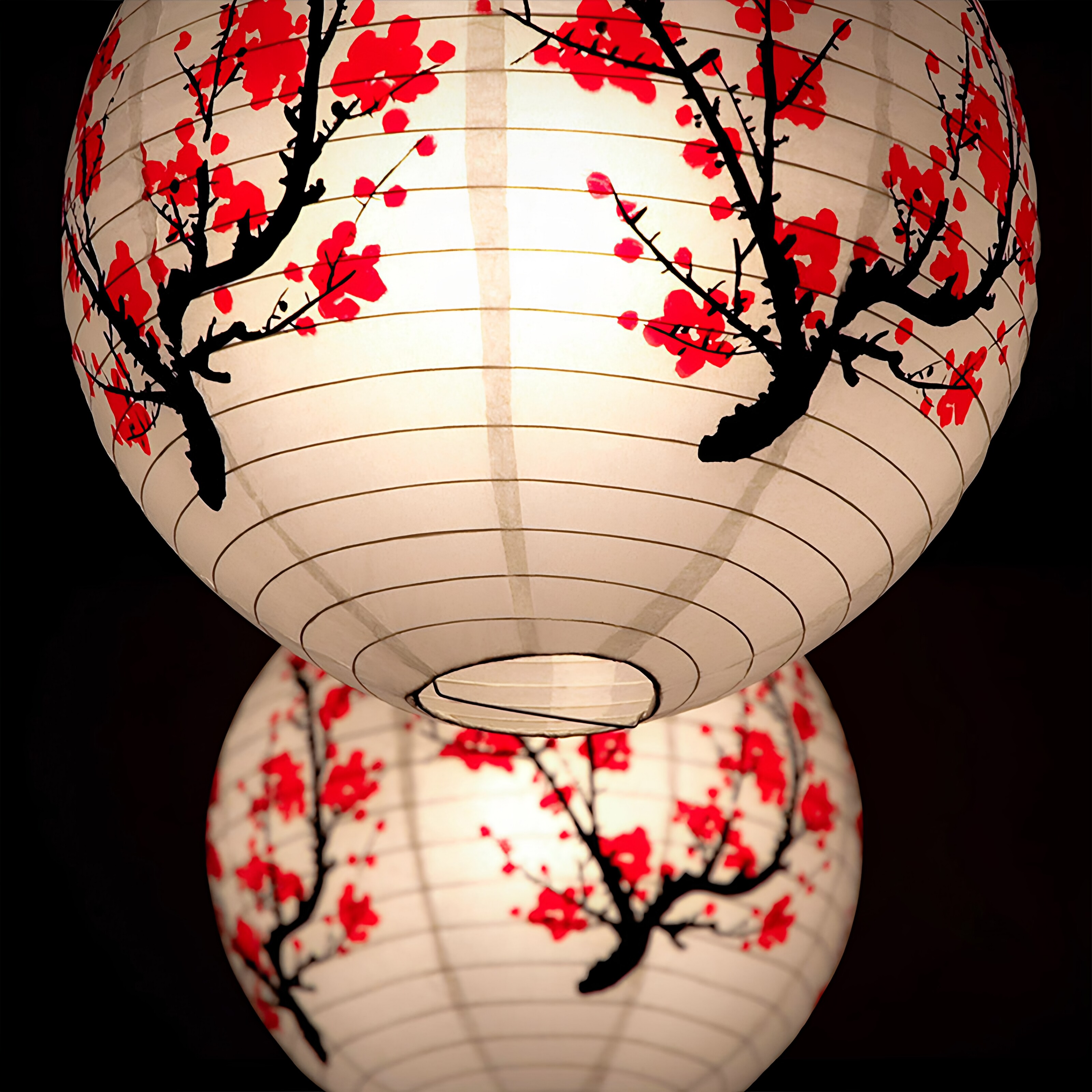 新年元宵中秋古风手工纸灯笼图片
