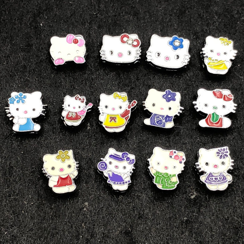 【8mm滴油穿带kt猫】字母手链手机链滴油卡通花边彩色kt配件穿绳