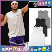 BKCXZICE美式 宽松速干健身背心男冰丝凉感布克篮球训练服 运动无袖