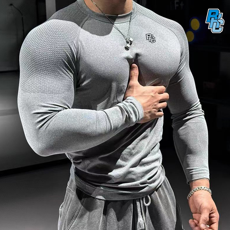 破冰lu家同款无缝运动健身速干衣