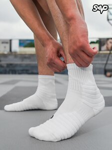 破冰球员版实战训练运动袜男女加厚毛巾底防滑纱篮球袜中长筒学生