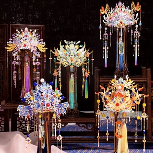 艺模凤冠 模型手工diy材料送礼物车载挂饰摆件 3D立体拼图金属拼装