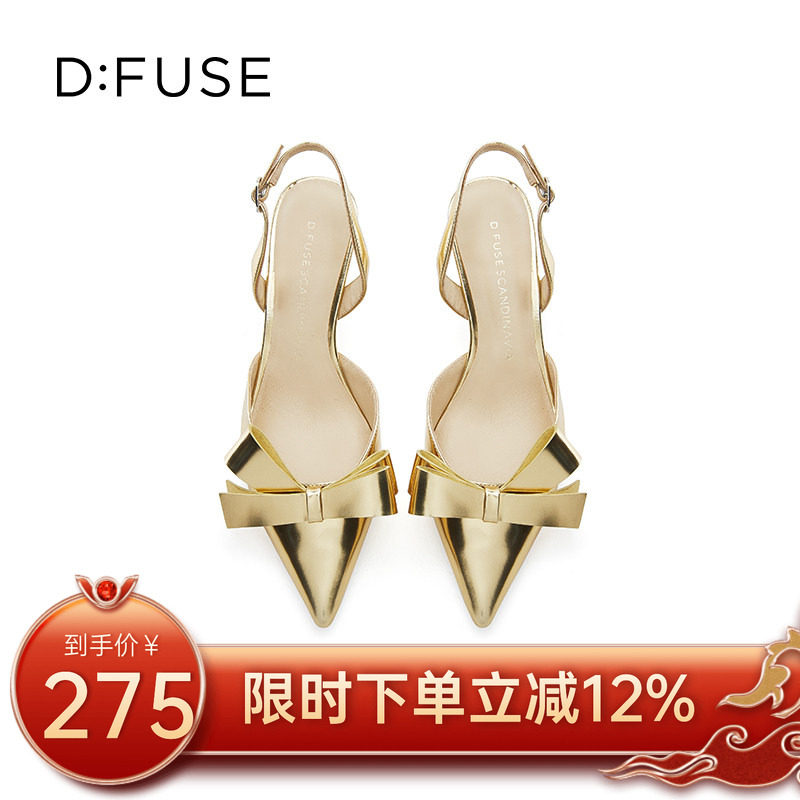 dfuse蝴蝶结迪芙斯单鞋