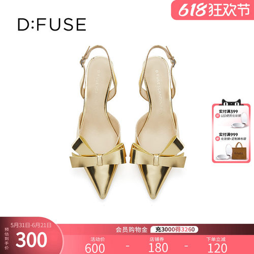 dfuse蝴蝶结迪芙斯单鞋