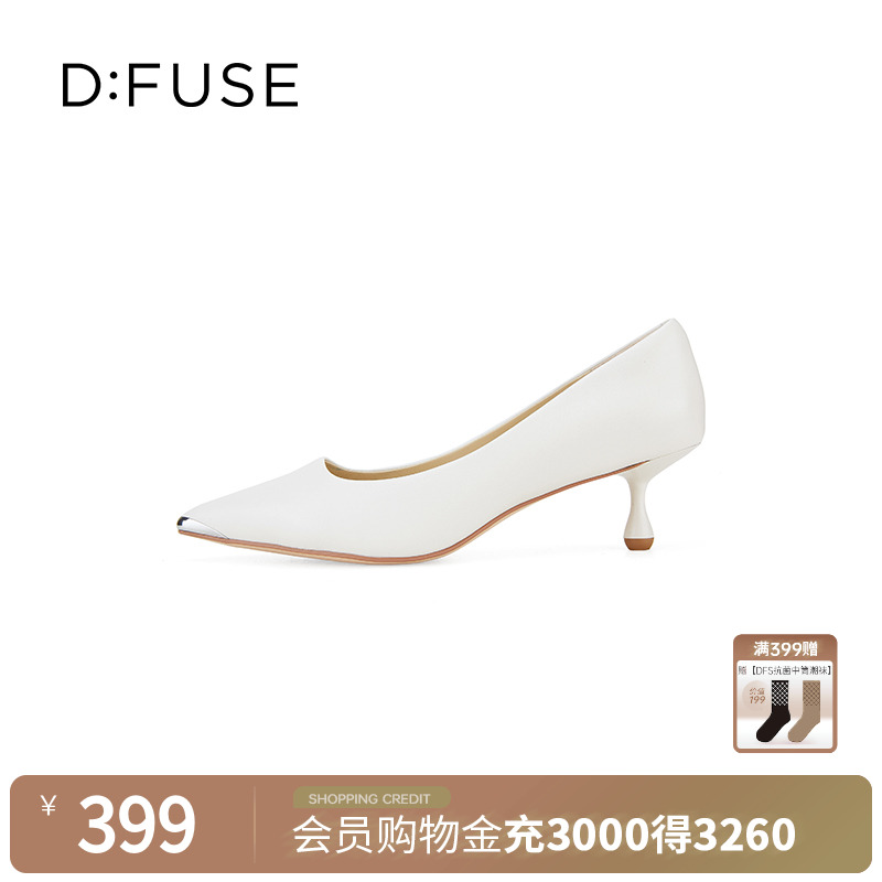 迪芙斯单鞋简约dfuse高跟鞋