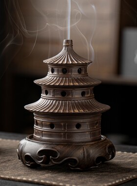 陶瓷香薰炉创意天坛仿古
