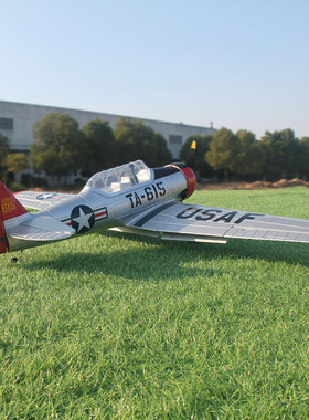 Dynam迪乐美AT6德克萨斯人翼展1.4米像真二战航模固定翼飞机模型