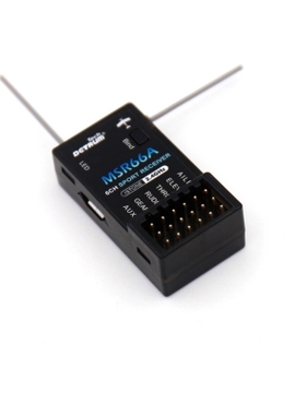 Dynam迪乐美6通道增稳接收机 2.4G迷你尺寸内置陀螺仪平衡仪航模