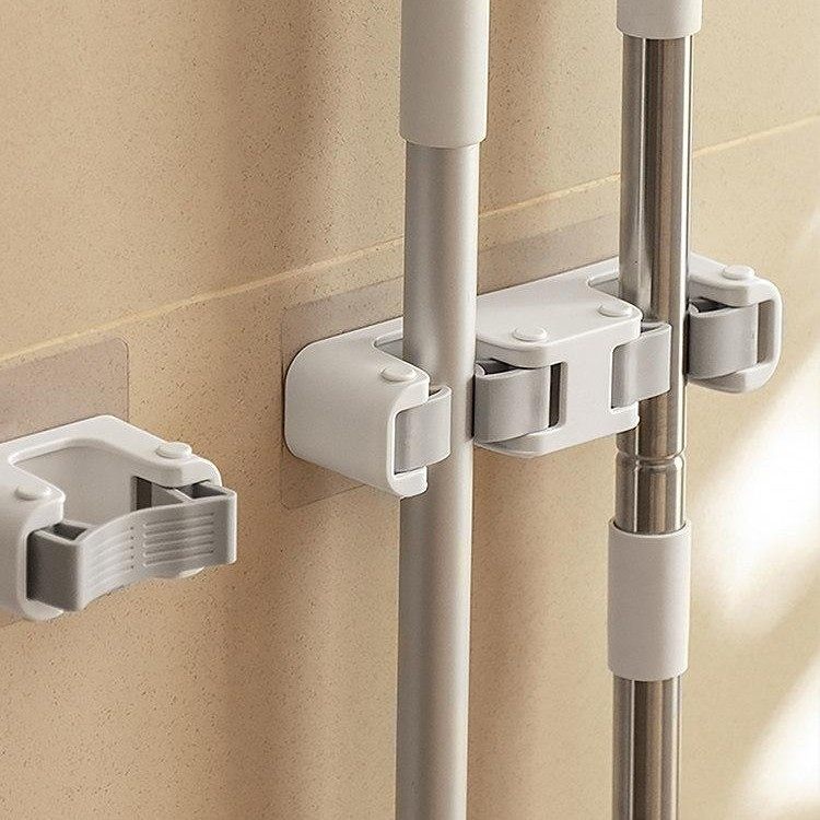 免打孔拖把架扫把墙面挂钩扫把夹拖把阳台卡扣厨房挂钩架壁挂夹,收纳整理,挂钩/粘钩,淘宝优惠券,粉丝福利购,淘宝优惠卷