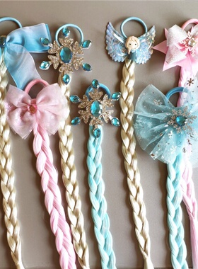 韩版超仙发饰儿童cos爱莎公主