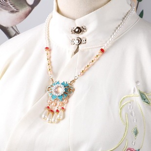 马面裙项链背云明制国风流苏发饰古装项圈浮生梦2025古风汉服