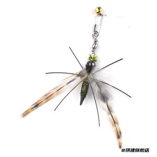 耐咬猫咪爱玩昆虫逗猫棒替换头仿真玩具飞虫逗猫棒替换头自嗨解闷