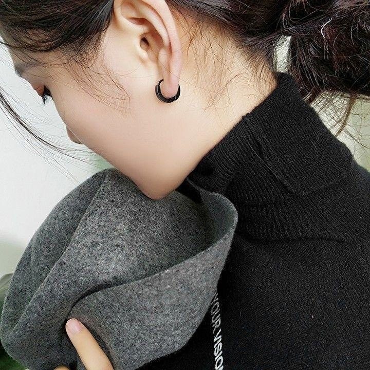 学生耳饰黑色男生2025男款简约百搭配件DIY假耳钉高级感,饰品/流行首饰/时尚饰品新,耳钉,淘宝优惠券,粉丝福利购,淘宝优惠卷