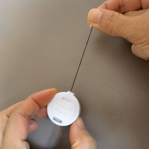 水豚毛绒玩具60cm拉线器白壳黑线
