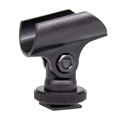 采访话筒夹子桌面迷你支架小