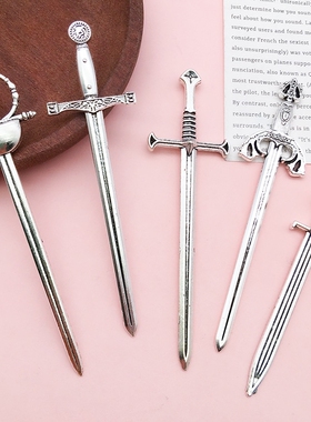 装饰物古银合金长剑饰品谷美刀剑混款DIY套装挂件道具配饰手链