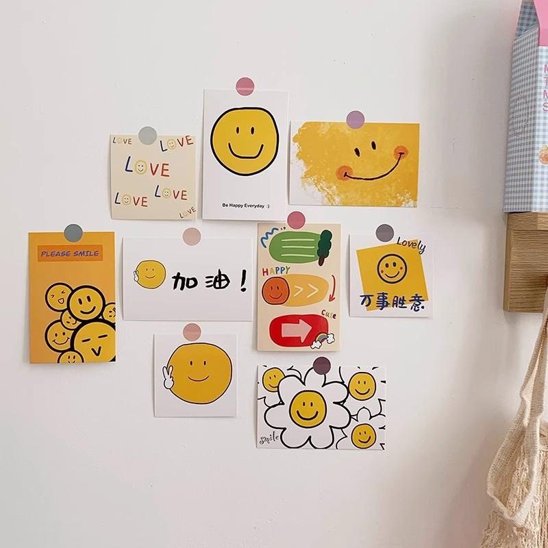 微笑墙贴加油装饰品励志卡片课桌学生百搭背景拍摄可爱保持道具,家居饰品,照片/画片,淘宝优惠券,粉丝福利购,淘宝优惠卷