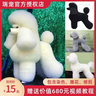 瑞宠宠物美容练习泰迪贵宾假毛模型假狗毛片假头毛假背毛全身毛